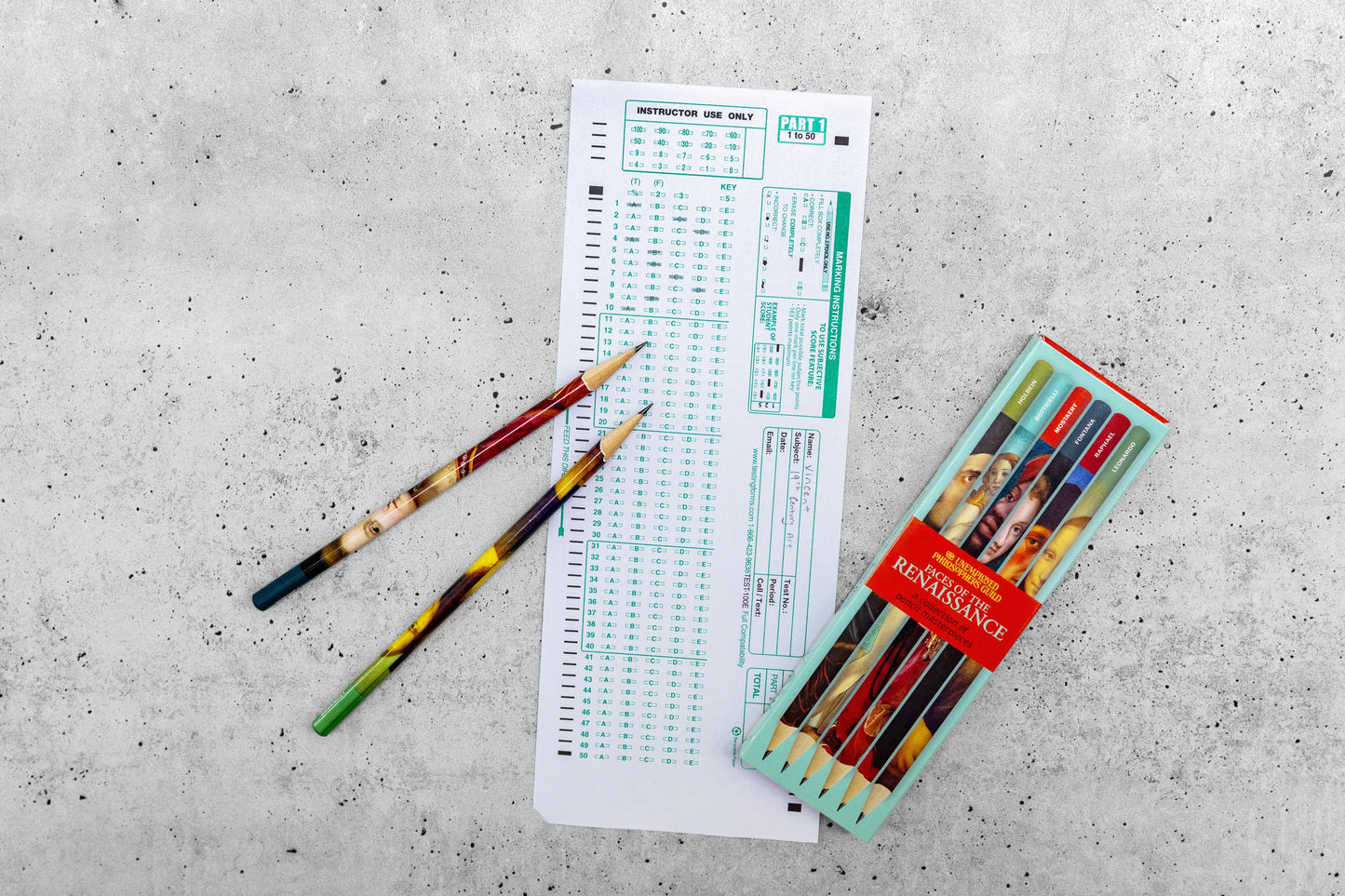 Faces of the Renaissance Pencil Set