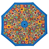 RainCaper Kandinsky "Circles" Folding Travel Umbrella