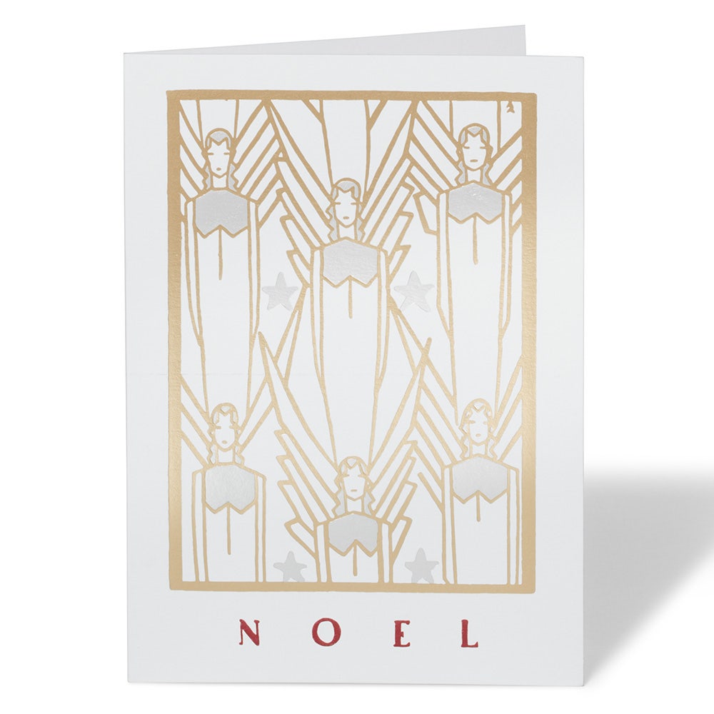 Drevenstedt: Noel Fine Holiday Cards with Lined Envelopes and Foil Seals