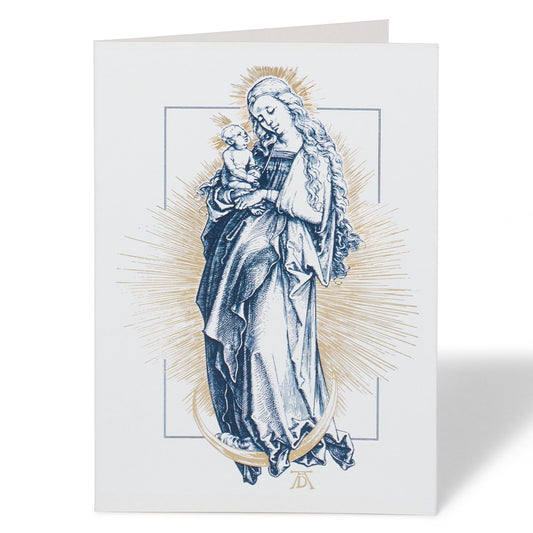 Dürer: Virgin on the Crescent Fine Holiday Cards with Lined Envelopes and Foil Seals