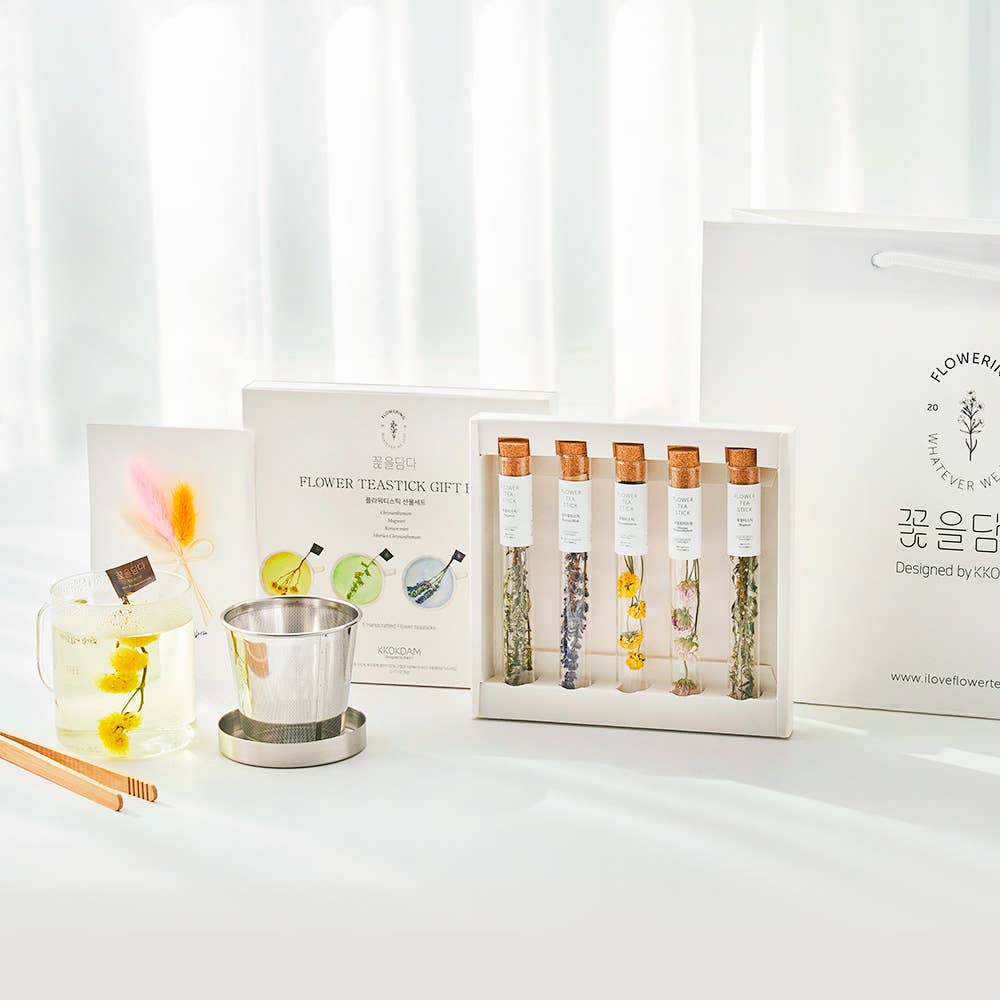Combination Flower Tea stick Gift Set (1 set = 5 sticks)