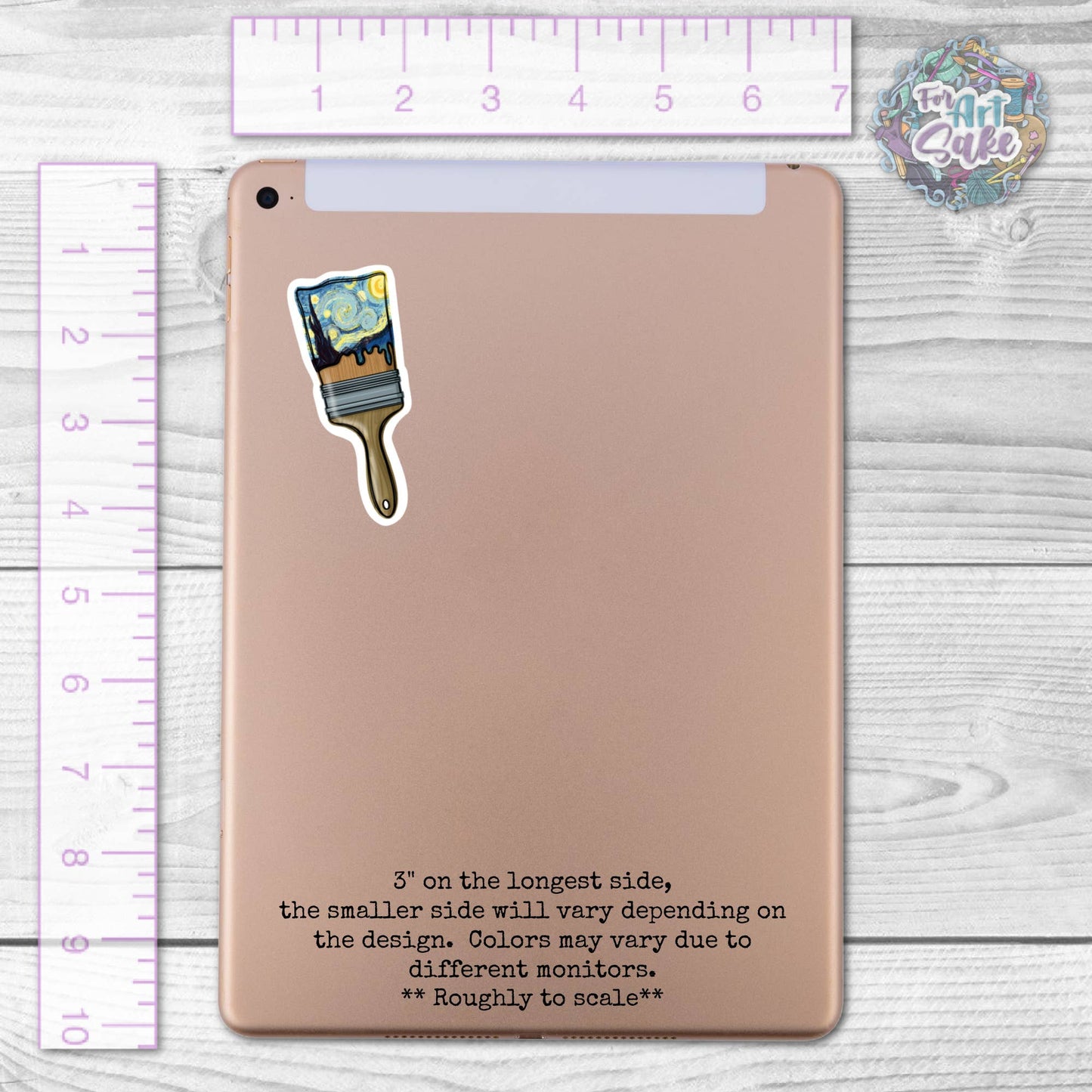 Paint the Stars- Paint Brush Sticker