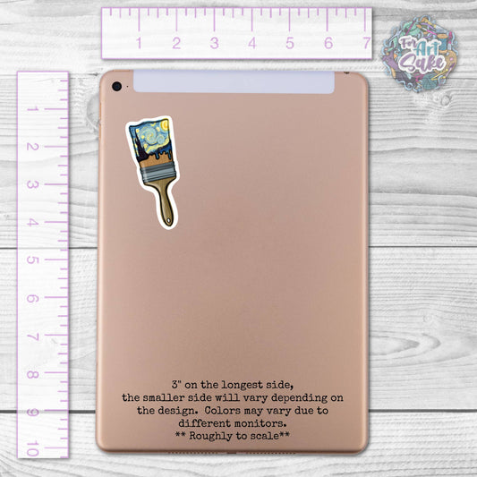 Paint the Stars- Paint Brush Sticker