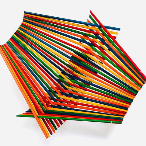 Folding Basket: 30 Pairs - Rainbow