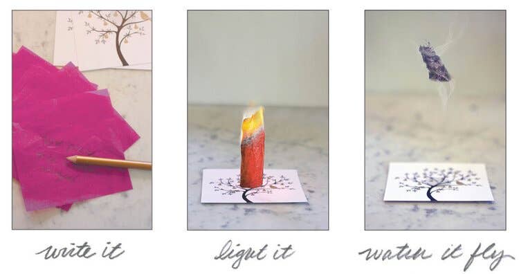 Cherry Blossom Mini Wish Kit | Spring Gift | DIY Craft