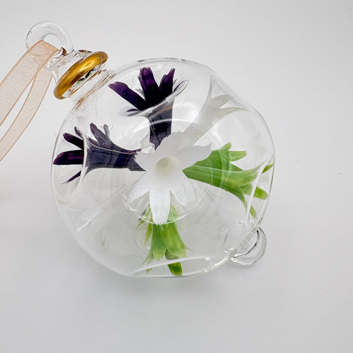 Blown Glass Ornament - Van Gogh Irises