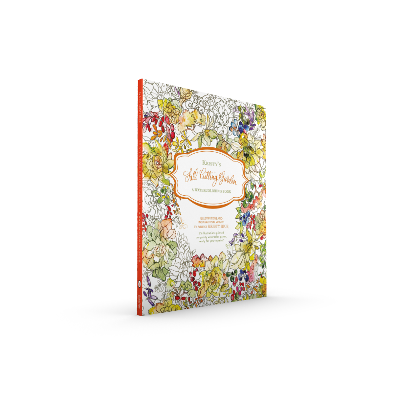 Kristy's Fall Cutting Garden: A Watercoloring Book