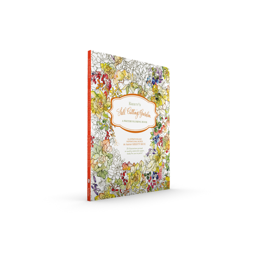 Kristy's Fall Cutting Garden: A Watercoloring Book