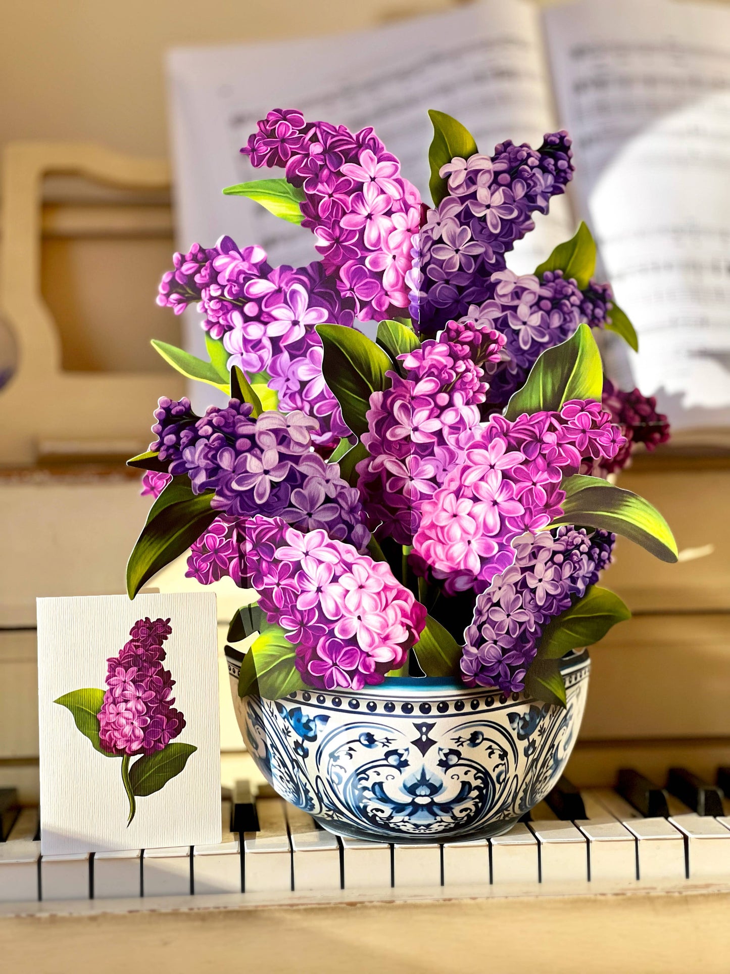 Garden Lilacs Pop-up Greeting Cards