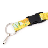 Buttonsmith Van Gogh Sunflower Premium Lanyard - Made in USA