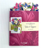 Lilies & Lupines (8 Pop-up Greeting Cards)