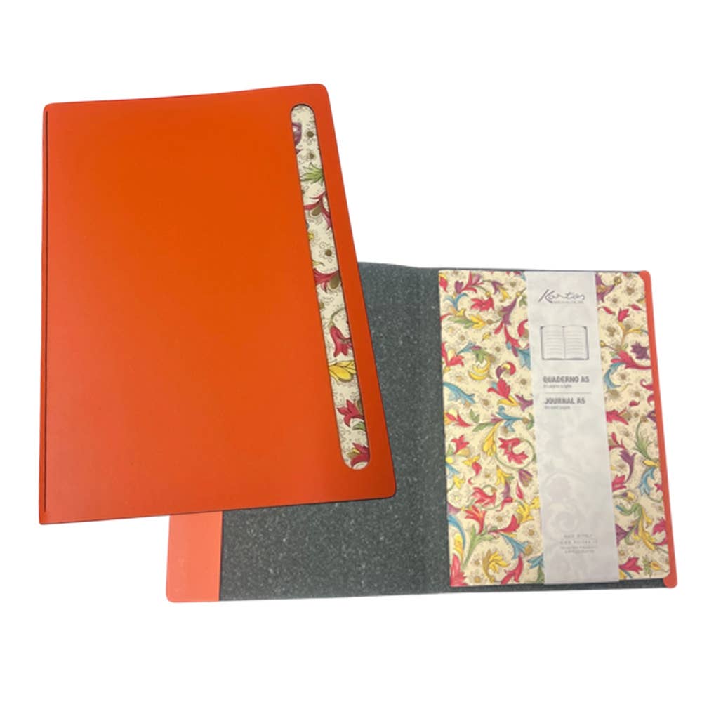 Florentine A5 Softcover Journal in Leather Cover