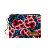 Frida Kahlo Hibiscus Keychain Wallet