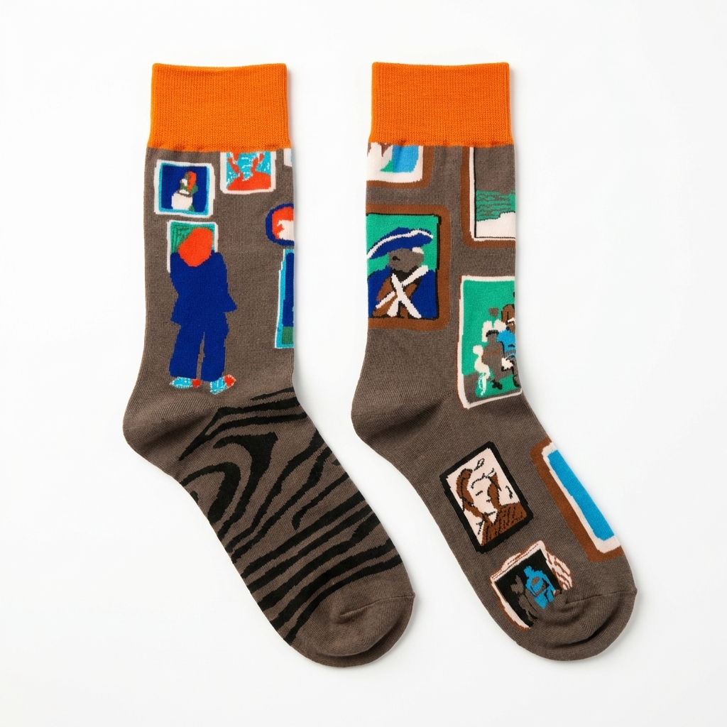Crew Socks Artist Gallery Cotton Blend