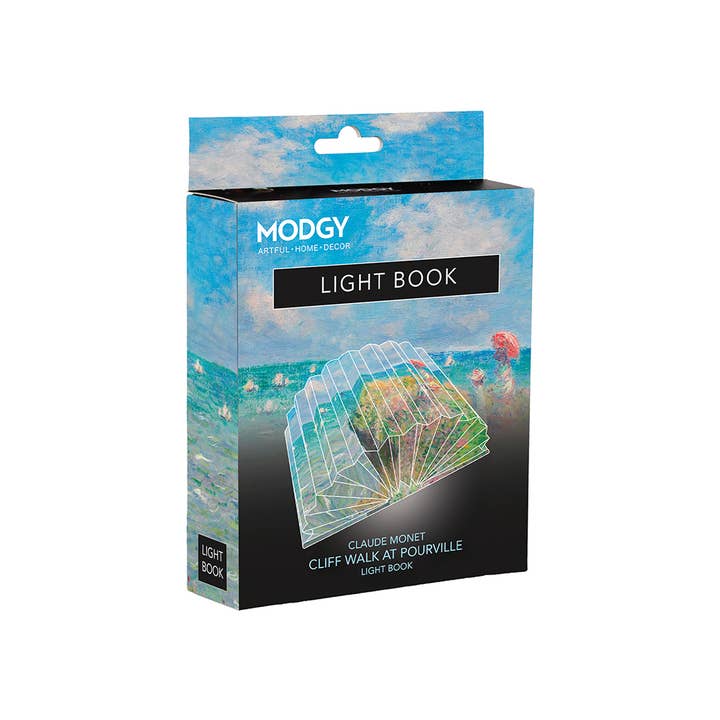 Light Book - Claude Monet Cliff Walk at Pourville