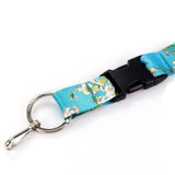 Buttonsmith Van Gogh Almond Blossom Premium Lanyard - Made in USA