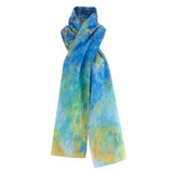 Monet Wisteria Suede Scarf