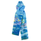 Monet Waterlilies Suede Scarf