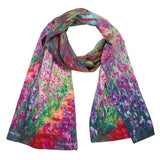 Monet Garden Suede Scarf