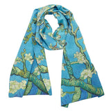 Van Gogh Almond Blossom Suede Scarf