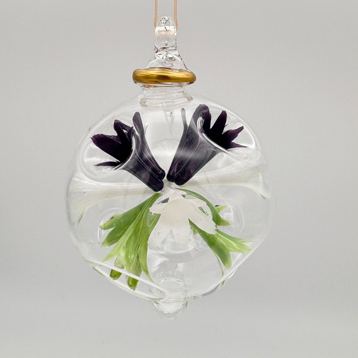 Blown Glass Ornament - Van Gogh Irises
