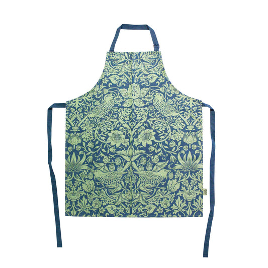 Recycled Cotton Apron William Morris Sage Green