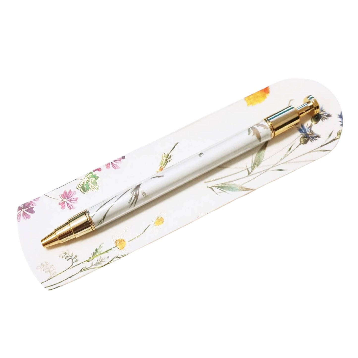 Florentine Pens With Matching Bookmark, Italian Stationery