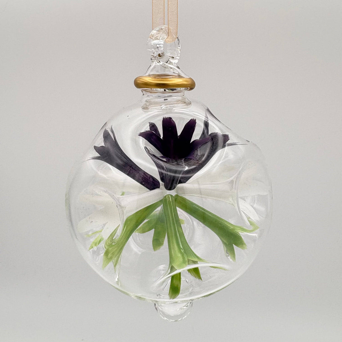 Blown Glass Ornament - Van Gogh Irises