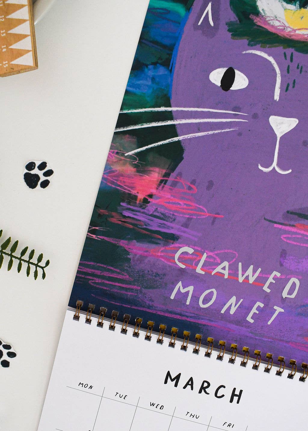 2027 The Cat Artist Wall Calendar