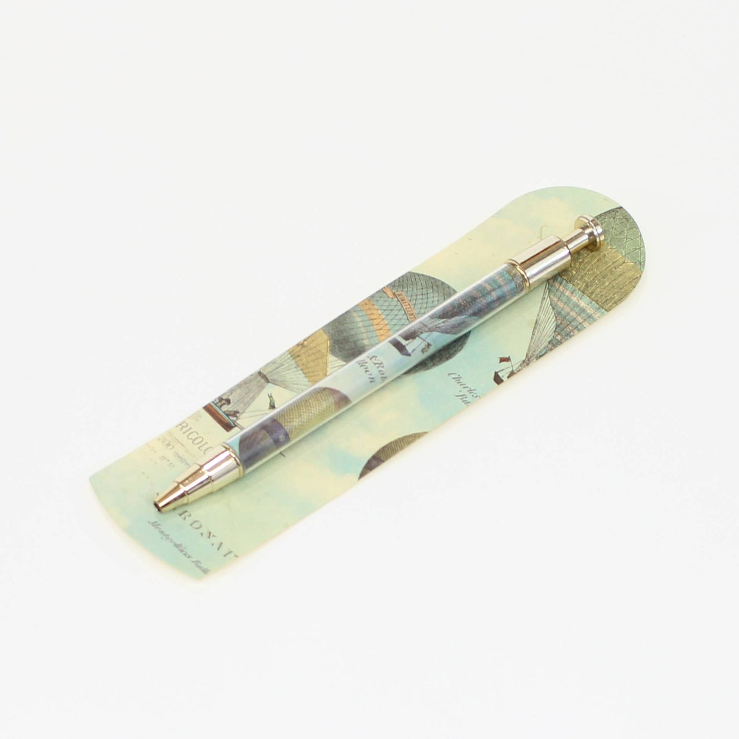 Florentine Pens With Matching Bookmark, Italian Stationery