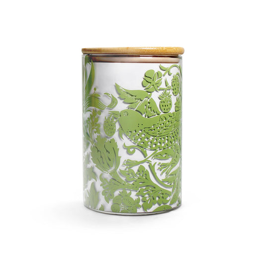 Glass Storage Food Container William Morris Sage Green