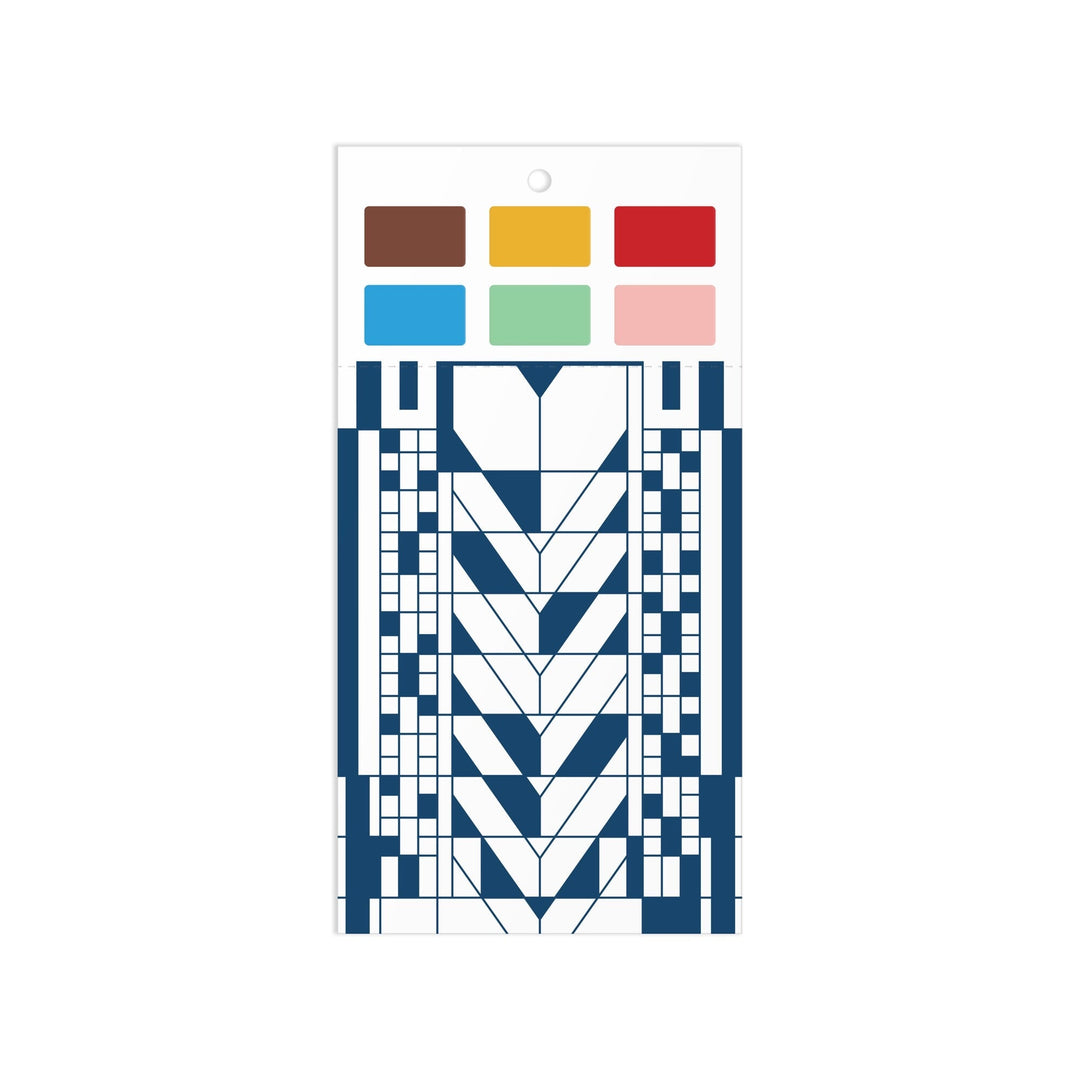 Frank Lloyd Wright paint-in print set