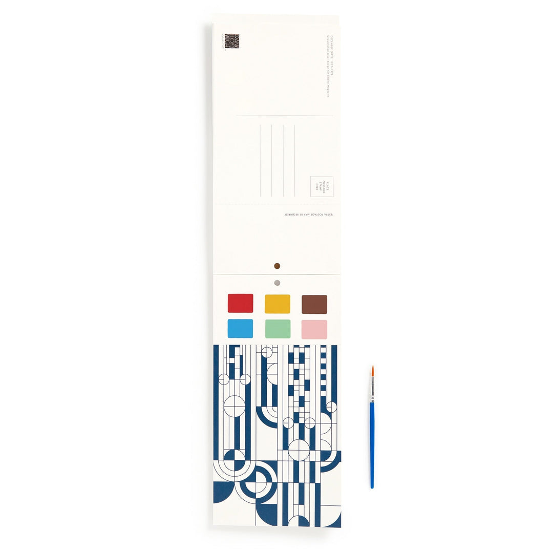 Frank Lloyd Wright paint-in print set