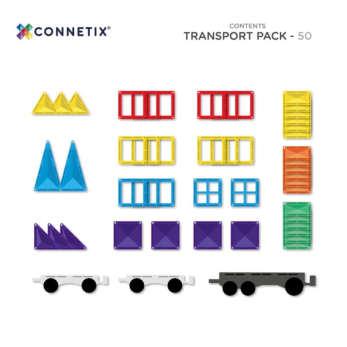 Rainbow Transport Pack 50 PC