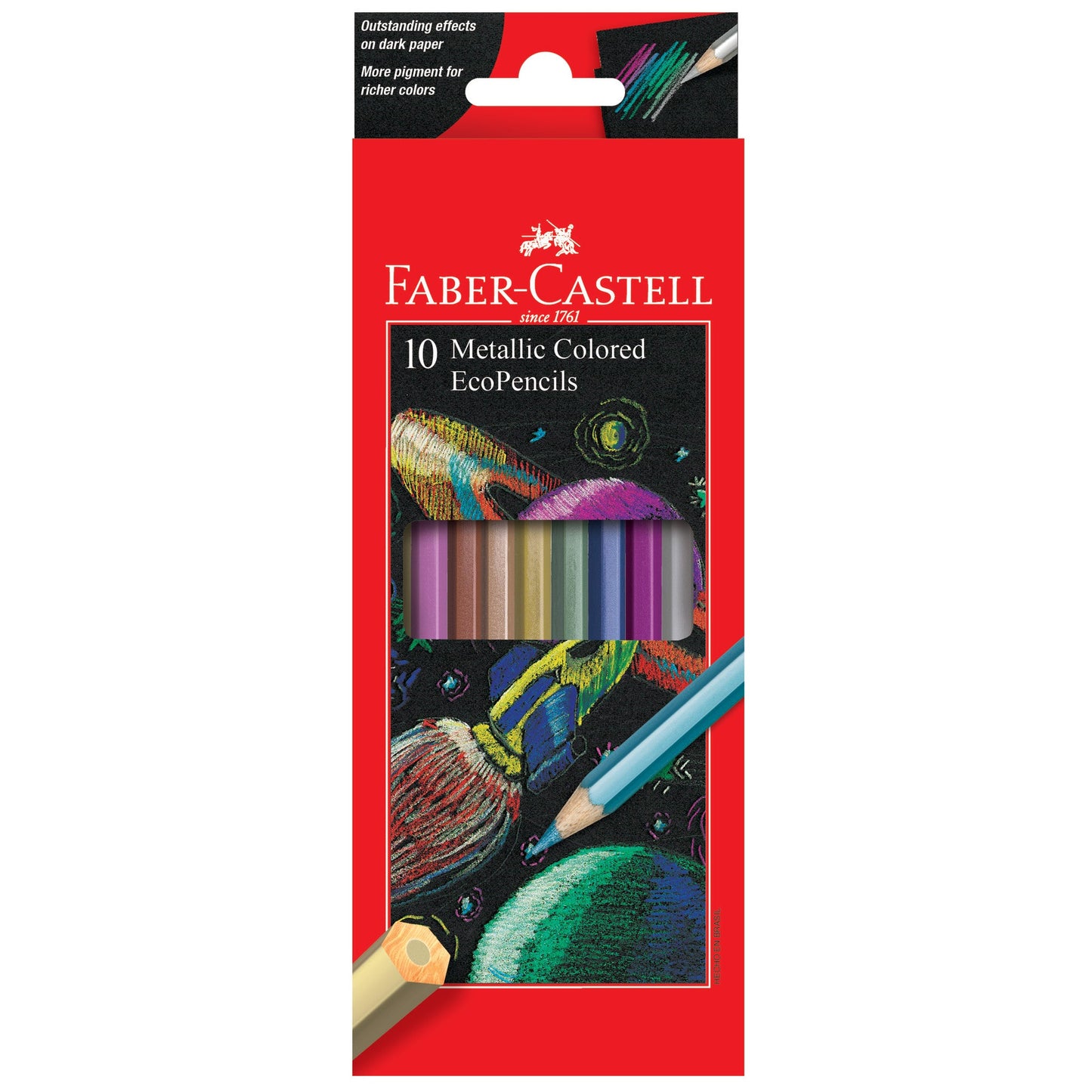 Metallic Colored EcoPencils 10ct