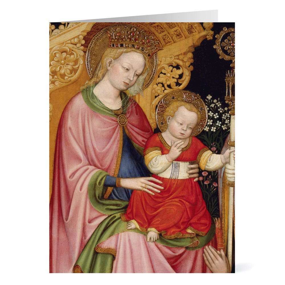 Master G.Z.: Madonna and Child Holiday Cards