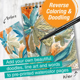 Reverse Coloring & Doodling Book