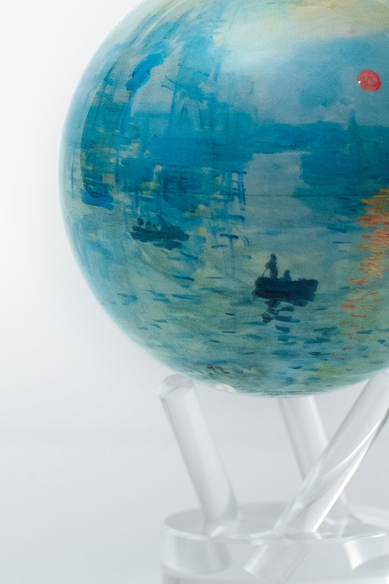 Monet Sunrise Mova Globe