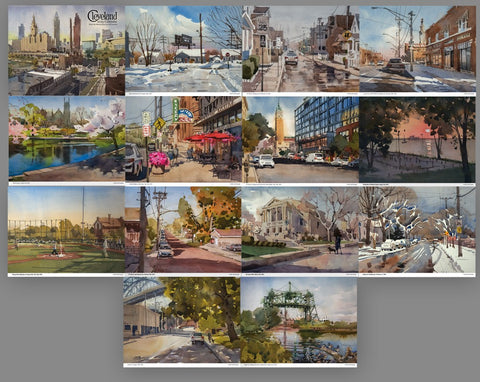 2025 Cleveland Plein Air Calendar by Jeff Suntala