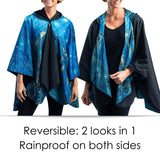 van Gogh Over the Rhone Womens Rain Cape