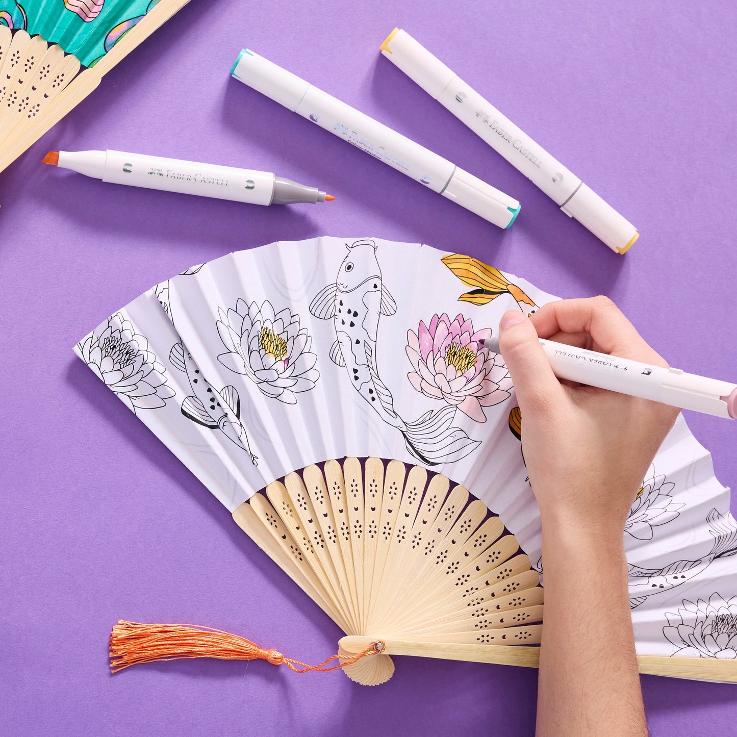 Paper Fan Coloring