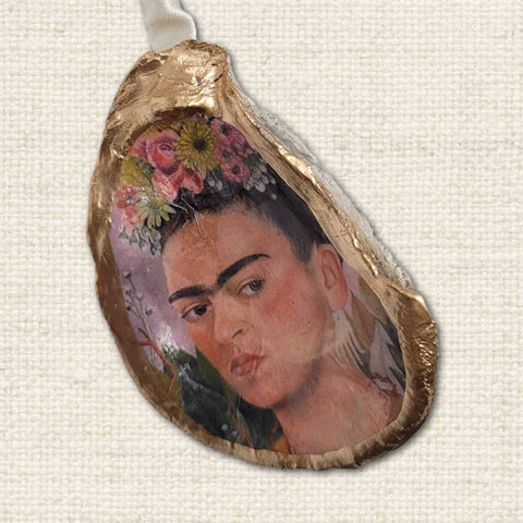 Frida Kahlo Ornament • Flower Crown