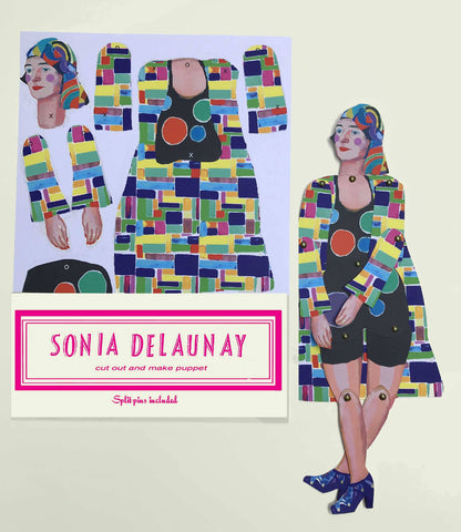 Sonia Delaunay Cut and Make Puppet