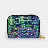 Monet - Water Lily Pond & Japanese Bridge Zippered Wallet