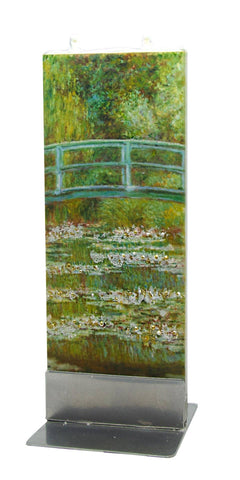 Flat Handmade Candle | Claude Monet the Japanese Footbridge