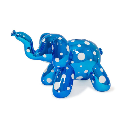 Balloon Piggy Bank Large Elephant with Polka Dots