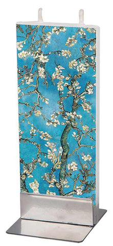 Flat Handmade Candle | Van Gogh Almond Blossom