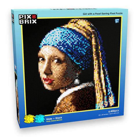 The Girl with a Pearl Earring Pixel Puzzle