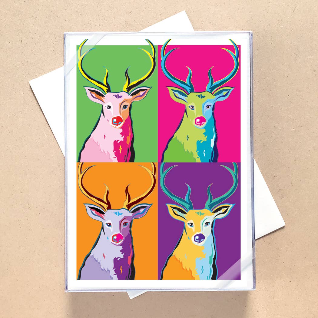 Rudolph Warhol Boxed Holiday Cards