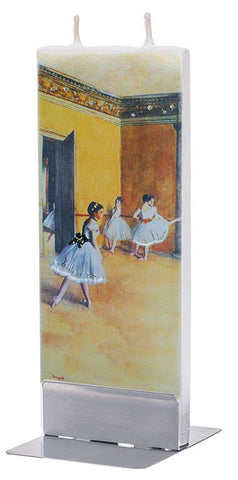 Flat Handmade Candle - Edgar Degas Dance Class at the Opera